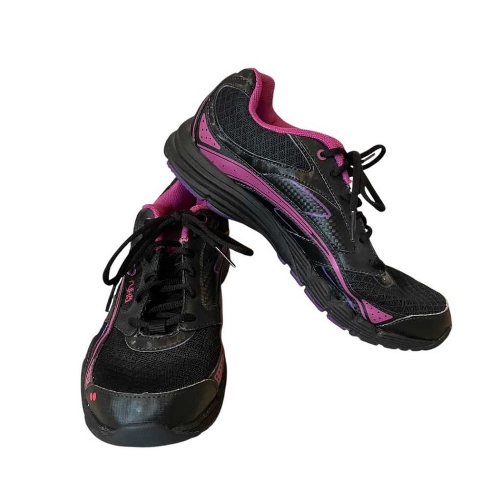Ryka Black and Pink Women’s Running Shoe Size 8